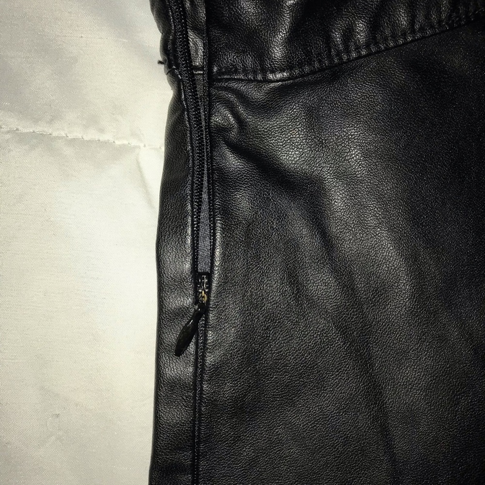 Abercrombie & Fitch Leather Skirt - Picture 5 of 8